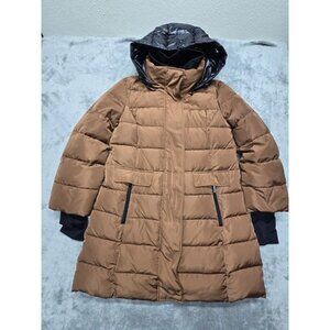 Nikki Jones Montreal Puffer Winter Jacket Womens LG Bronze Polyester K4975RF-355